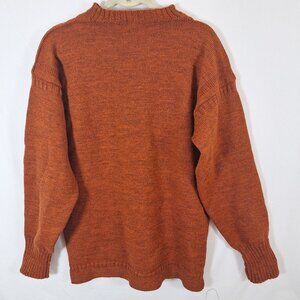 LeTricoteur 100% British Wool Orange Sweater